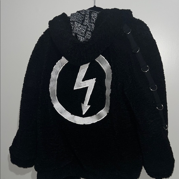 Dolls Kill x Marilyn Manson Graphic Black Jacket - Picture 3 of 4